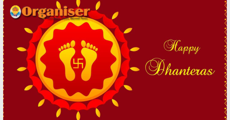 Dhanteras also known as Dhanatrayodashi or Dhanvantari Trayodashi, is the first day that marks the festival of Diwali in Bharat 