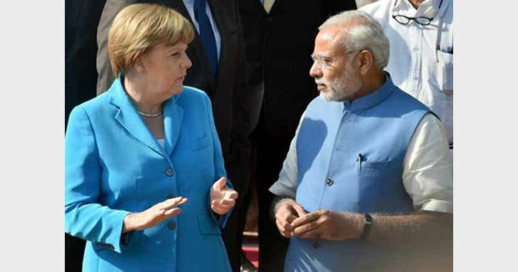 Narendra Modi-Angela Merkel