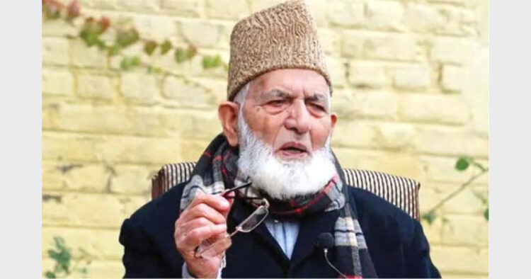 Geelani all over his life danced on the tunes of Pakistan and has always been used as a puppet by the Islamic country to create chaos in Jammu and Kashmir