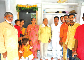 Seva Bharati has gifted 10 houses to victims of Bhainsa violence