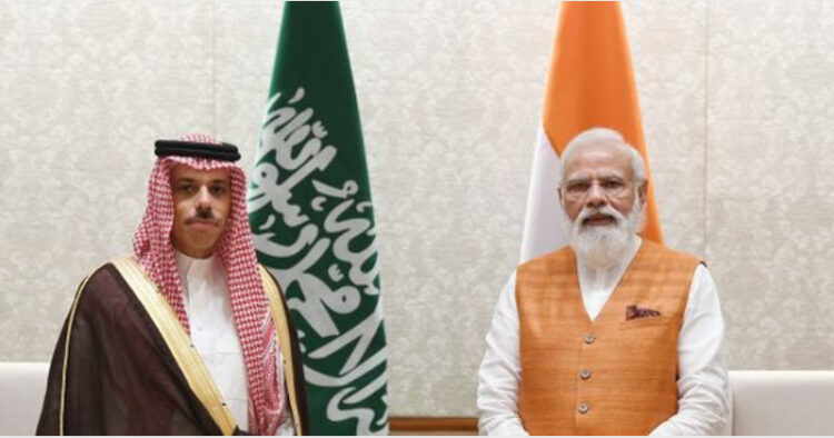Faisal bin Farhan Al Saud-PM Narendra Modi