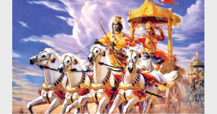 In The Gita, Lord Krishna prescribes dutiful action
