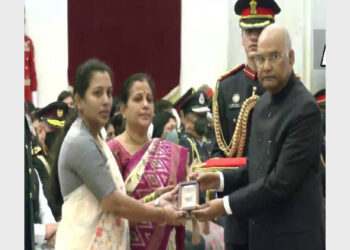 Late Colonel Santosh Babu was Awarded Mahavir Chakra (Posthumously) by President Ram Nath Kovind
