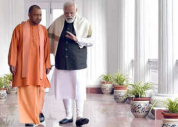 CM Yogi Adityanath and PM Narendra Modi in Lucknow (Phot Credit: Twitter)