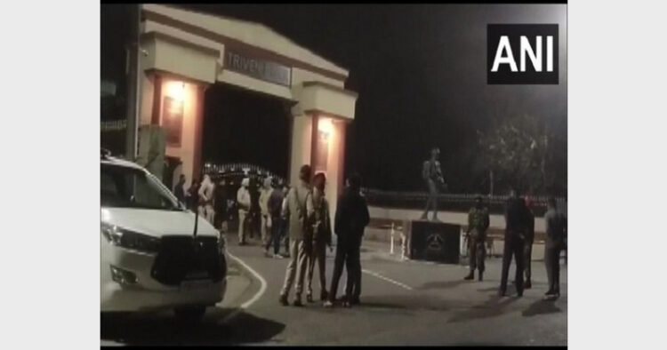 Security In Pathankot Has Been Beefed After A Blast Near Army Gate (Photo Credit: ANI)