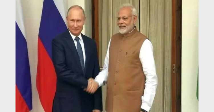 Indian PM Narendra Modi and Russian President Vladimir Putin Will Discuss Ways To Strengthen Partnership Between The Two Countries (Photo Credit:EastMojo)