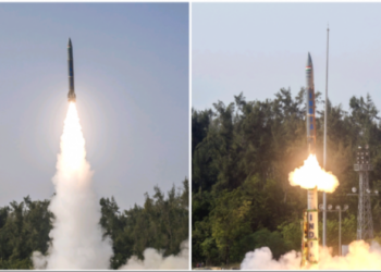 Pralay has a range of 150-500 kilometres and has a missile guidance system that includes a state-of-the-art navigation system and integrated avionics (Photo Credit: News Room Odisha)