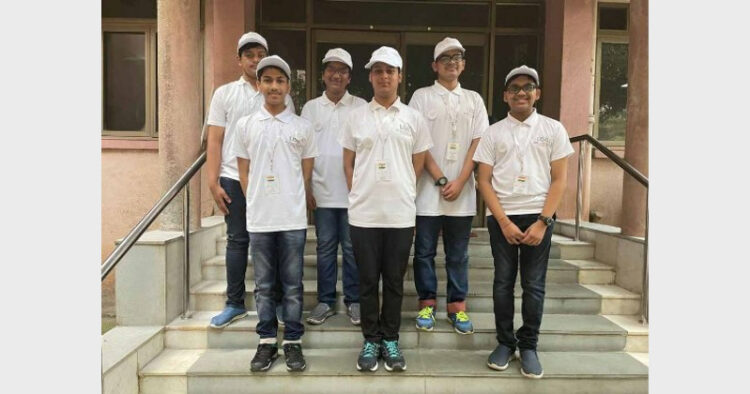 The students who got the top honours at the International Junior Science Olympiad