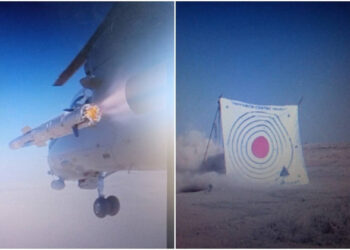 The indigenous missile can neutralise the targets up to 10 km and has high precision strike capability from a safe distance (Photo Credit: The Financial Express)