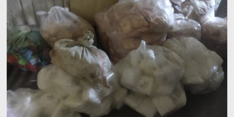 54 kilograms of brown sugar worth around Rs 108 and 154.314 kg of crystal meth worth Rs 400 crore approximately were seized from a house owned by a woman from Myanmar