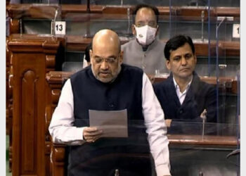 Union Home Minister briefing about the Nagaland firing incident in Lok Sabha (Photo Credit: Business Standard)