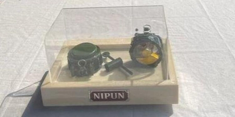 Indigenously developed 'Nipun' anti-personnel mines (Photo Credit: ANI)