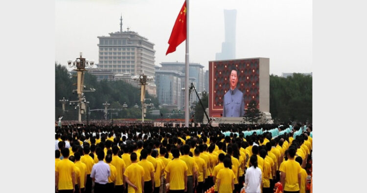 The Communist regime aims to achieve "the great rejuvenation of the Chinese nation" by the year 2049 to match or surpass US global influence and power (Photo Credit: ANI)