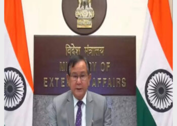 MoS for External Affairs Dr Rajkumar Ranjan Singh addressing at the 8th Indian Ocean Dialogue on Post Pandemic Indian Ocean (Photo Credit: ANI)