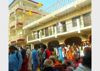 Shadani Darbar temple is over three hundred years old and is said to be the biggest Hindu temple in Sindh in Pakistan ( Photo Credit: Business Recorder