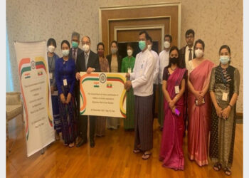 Foreign Secretary Shringla brought the recent incident in Churachandpur and backed Myanmar's return to democracy during his two day visit to Myanmar (Photo Credit: ANI)