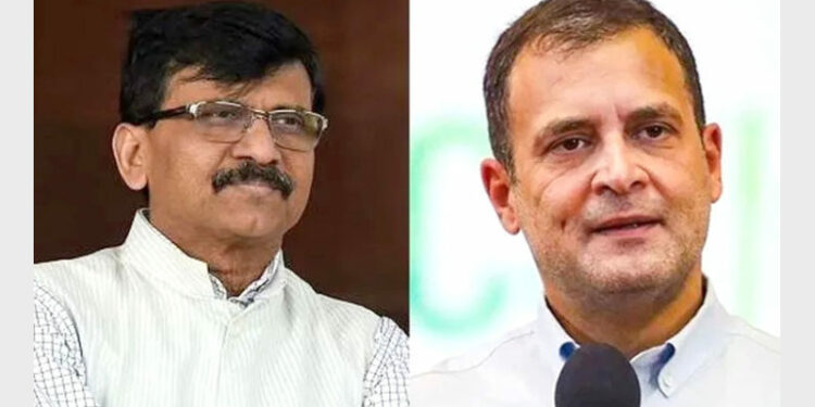 Sanjay Raut supported Rahul Gandhi and Congress and opposed Mamata Banerjee's idea of a non-Congress alliance (Photo Credit: Ommcom News)