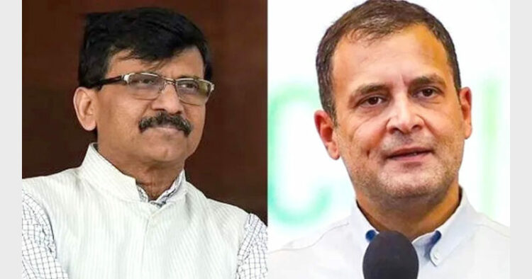 Sanjay Raut supported Rahul Gandhi and Congress and opposed Mamata Banerjee's idea of a non-Congress alliance (Photo Credit: Ommcom News)