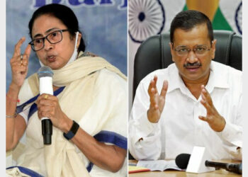The bond between Arvind Kejriwal and Mamata Banerjee took a hit after both the leaders developed national ambitions (Photo Credit: Gulf News)