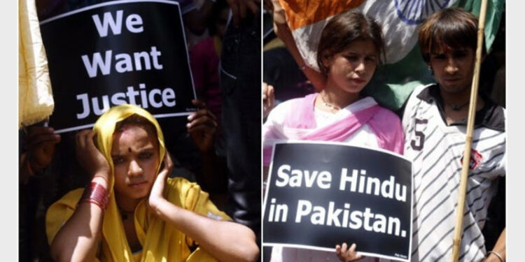 Hindus face systemic economic, political, and educational discrimination in Pakistan and are denied the distribution of rations (File)