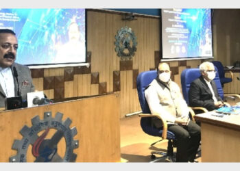 Union MInister Dr Jitendra Singh at the launch of the latest issue of a popular science monthly magazine in Urdu, published by Vigyan Prasar (Photo Credit: India Science Wire)