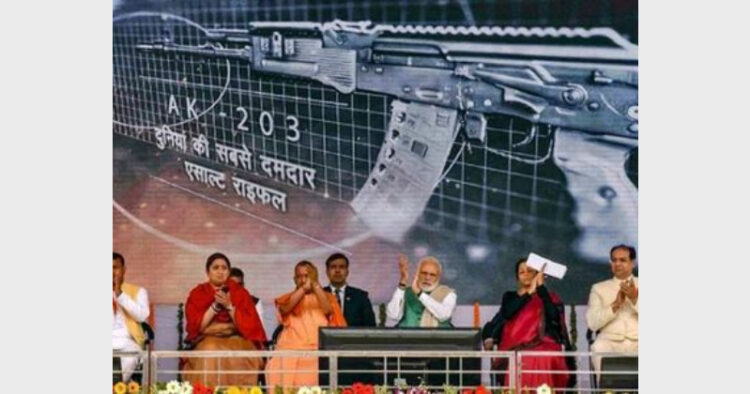 AK-203 assault rifles would replace the in-service INSAS rifle (Photo Credit: Times Now)