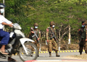 The 'Tatmadew', Myanmar military, is self-reliant, self-contained and even have a bank of their own along with schools and hospitals (Photo Credit: AFP)