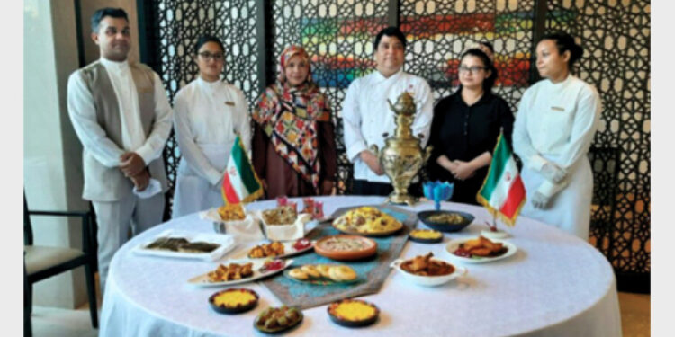 Dawat-e-Iran, a buffet was organised in Delhi from December 16 to 19. Special delicacies were cooked under the supervision of Iranian Chef Mona Nezhad