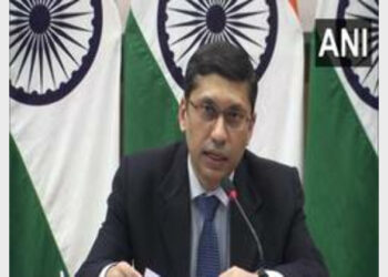 MEA spokesperson Arindam Bagchi briefing the media (Photo Credit: ANI)