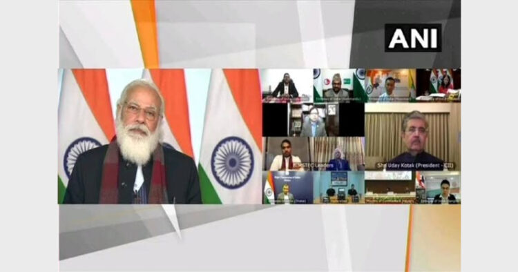 Prime Minister Narendra Modi addressing the ‘Prarambh: Startup India International Summit’ (Photo Credit: ANI)