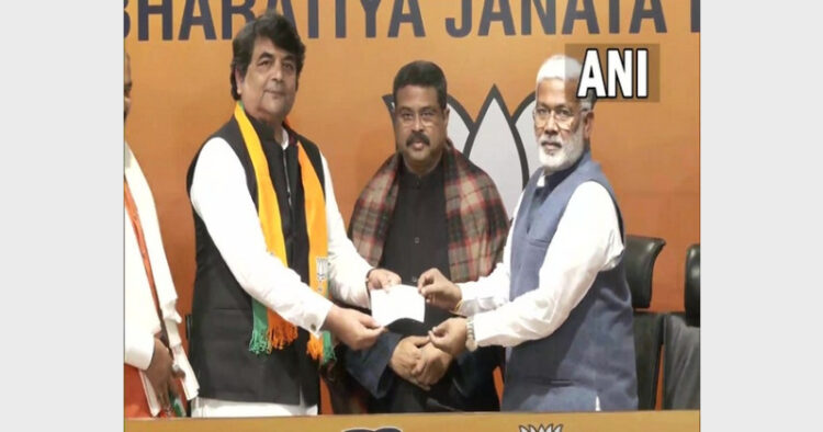 Former Union Minister RPN Singh joins BJP in New Delhi (Photo Credit: ANI)