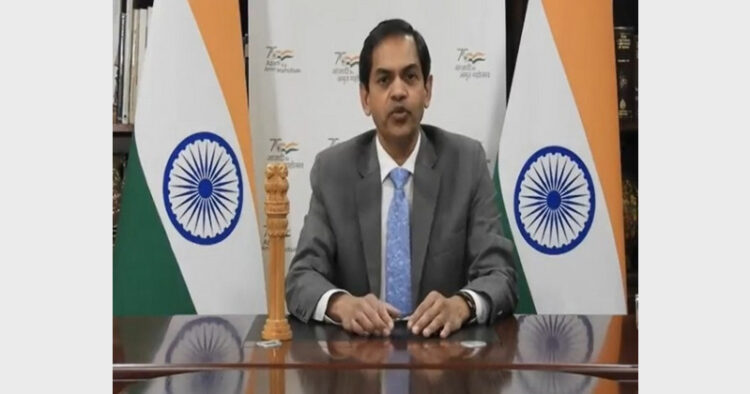 India's envoy to the UAE, Sunjay Sudhir (Photo Credit: ANI)