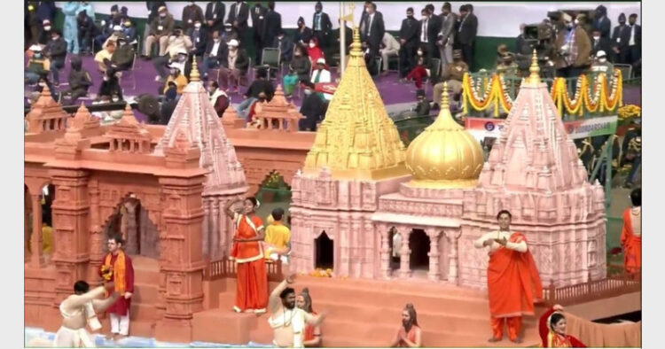 Tableau at Republic Day parade (Photo Credit: ANI)