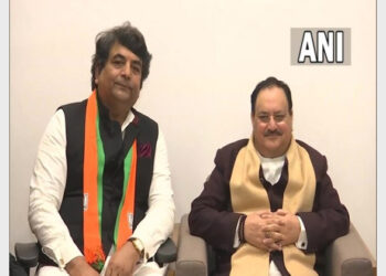 RPN Singh meets BJP Chief JP Nadda in Delhi (Photo Credit: ANI)