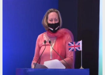 UK Secretary of State for International Trade, Anne Marie-Trevelyan (Photo Credit: ANI)