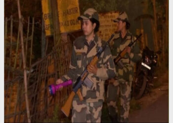 Female constables also accompany officials when they carry out raids in the border villages