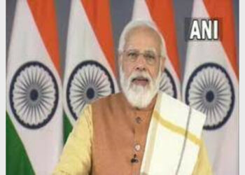 PM Modi addressing at a function on the National Youth Day (Photo Credit: ANI)