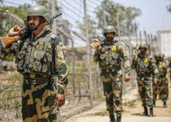 BSF troops cordoned the area and seven packets of suspected heroin were recovered from the area during a search operation conducted in the morning (Photo Credit: Tribune India)