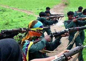 Maoists brutally murdered two people after setting up their Kangaroo court in Belchar village (Photo Credit: The Indian Express)