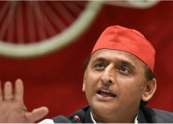 Akhilesh Yadav said he didn’t know the definition of ‘virtual rally’ and thought some people could be present physically, while the rest could watch it over broadcast (Photo Credit: Times Now)
