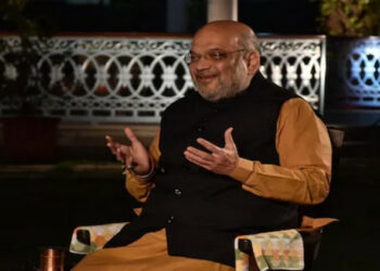 Union Minister Shah said his travel across UP revealed that the Yogi Adityanath government had won the hearts of the people (Photo Credit: Firstpost)