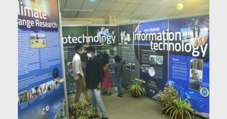 Several Ministries, along with scientific departments, institutes and laboratories, are participating in the mega expo