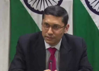 MEA spokesperson briefing the media (Photo Credit: Times of India)