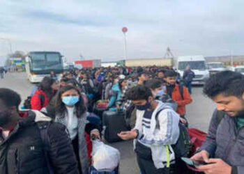 The advisory said those in Eastern Ukraine to stay indoors and in safer places and not move until further instructions (Photo Credit: Times of India)