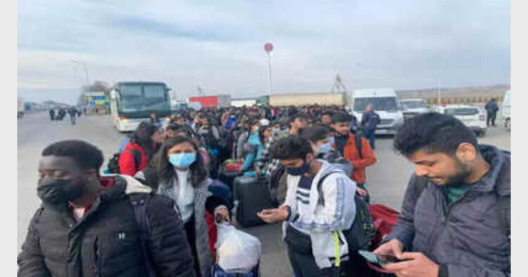 The advisory said those in Eastern Ukraine to stay indoors and in safer places and not move until further instructions (Photo Credit: Times of India)
