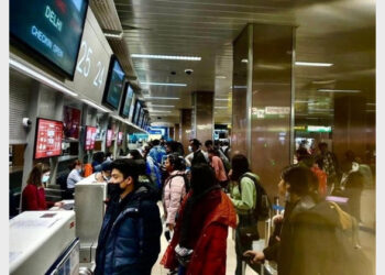 The Embassy said Ukraine Railways is putting special trains for evacuations and alerted students of possible delays in trains' schedules, even cancellations at times and long queues (Photo Credit: ANI)