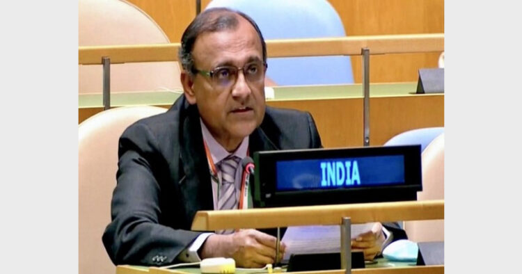 India's Permanent Representative to the United Nations, TS Tirumurti said  the escalation of tension along the border of Ukraine with the Russian Federation could undermine peace and security of the region (Photo Credit: ANI)