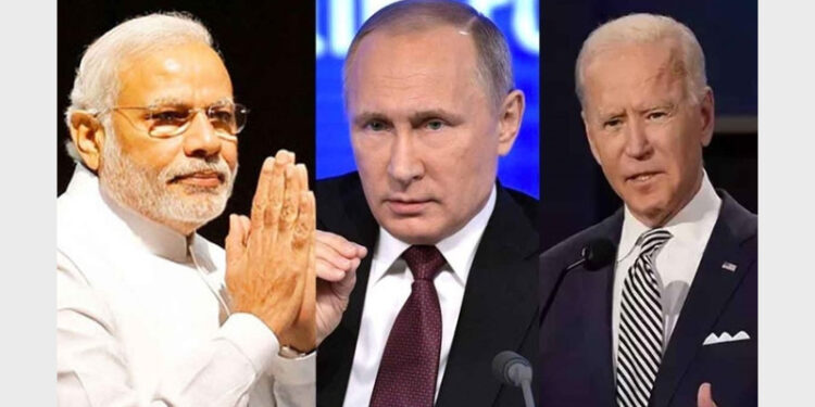 US President Joe Biden said US is in consultations with India on the current crisis in Ukraine (Photo Credit: India Weekender)