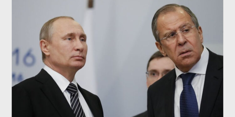 The US imposed sanctions on Russian President Vladimir Putin and Foreign Minister Sergei Lavrov following Russia's invasion of Ukraine