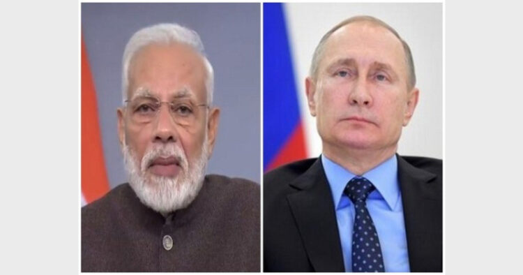 PM Modi underlined the need for 'cessation' of violence in his tele talks with Russian President Vladimir Putin (Photo Credit: ANI)